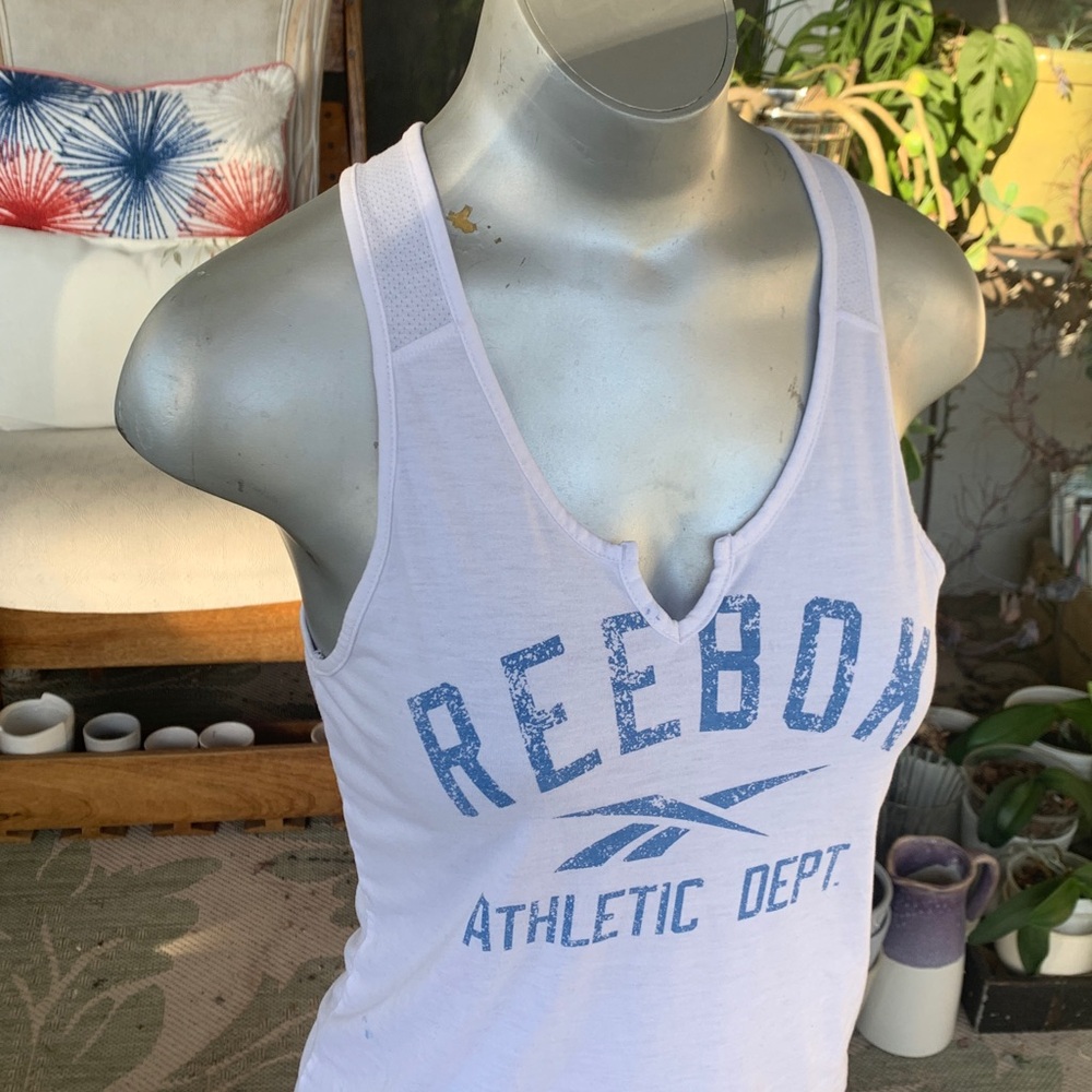 Reebok White Women's Racerback Tank Top